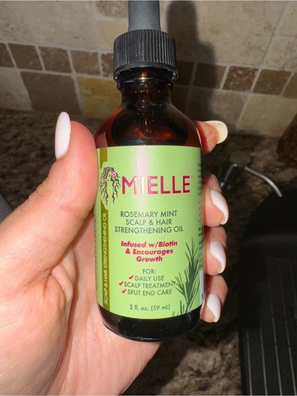 Set of 3 Mielle Rosemary Mint Scalp & Hair Strengthening Oil